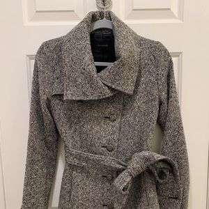 Grey tweed coat